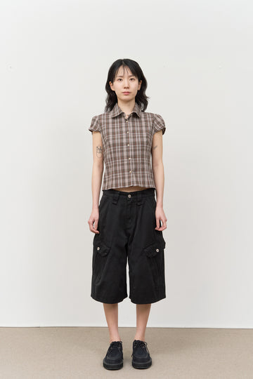 (W) Nue Checked Blouse